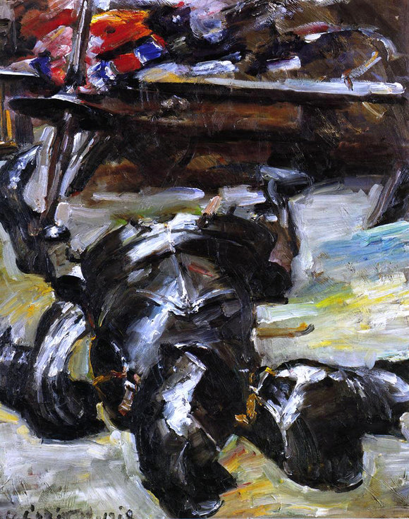  Lovis Corinth Armour in the Studio - Art Print