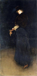  James McNeill Whistler Arrangement in Black: La Dame au brodequin jaune - Portrait of Lady Archibald Campbell - Art Print
