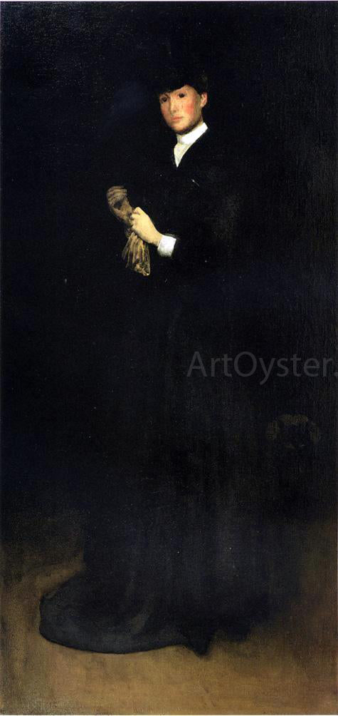  Joseph Rodefer De Camp Arrangement in Black, No. 8: Portrait of Mrs. Cassatt - Art Print