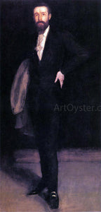  James McNeill Whistler Arrangement in Black: Portrait of F. R. Leland - Art Print