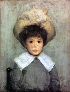  James McNeill Whistler Arrangement in Grey: Portrait of Master Stephen Manuel - Art Print