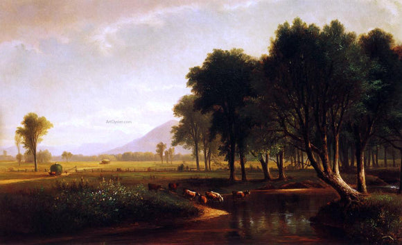  Benjamin Champney Artist Brook, North Conway, New Hampshire - Art Print