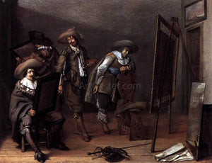  Pieter Codde Art-lovers in a Painter's Studio - Art Print