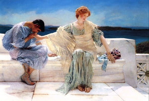  Sir Lawrence Alma-Tadema Ask Me No More - Art Print