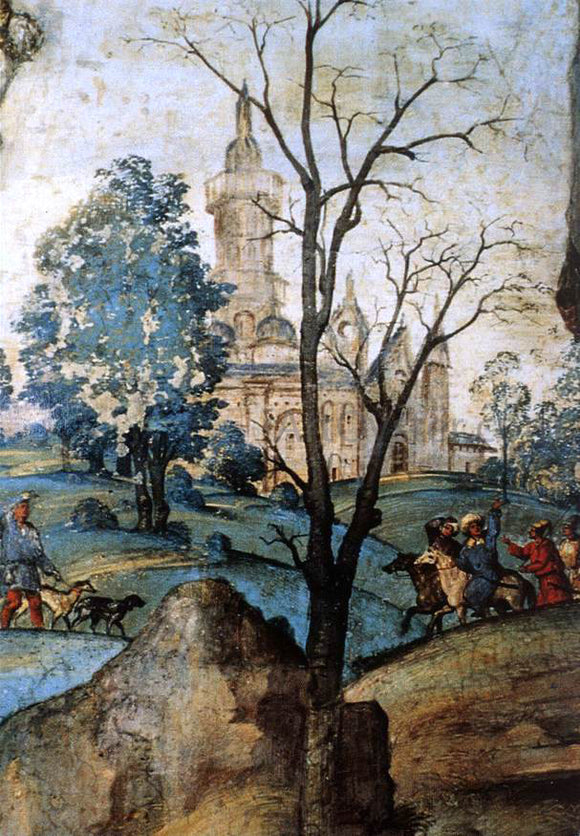  Filippino Lippi Assumption and Annunciation (detail) - Art Print