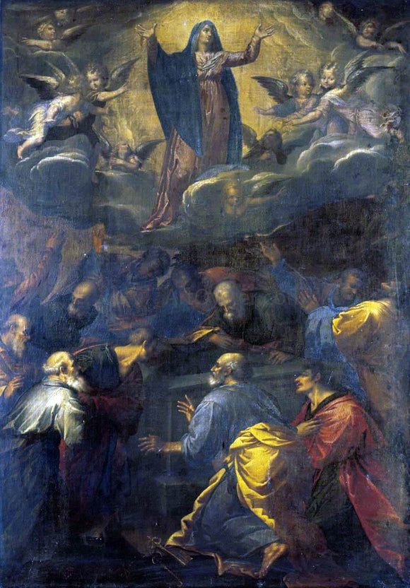  Girolamo Muziano Assumption of the Virgin - Art Print