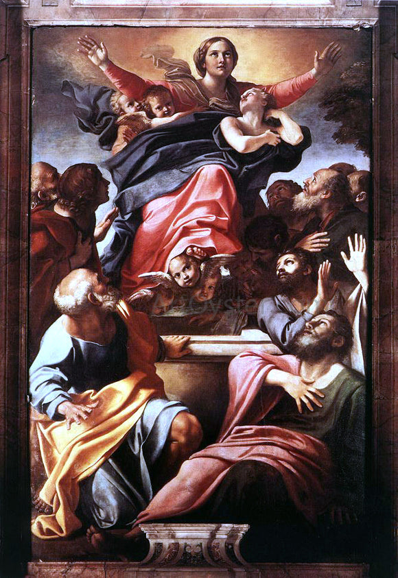  Annibale Carracci Assumption of the Virgin Mary - Art Print