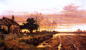  Benjamin Williams Leader At Evening Time it Shall be Light - Art Print