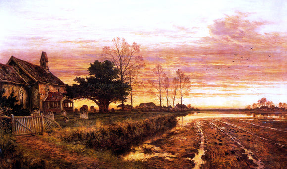 Benjamin Williams Leader At Evening Time it Shall be Light - Art Print