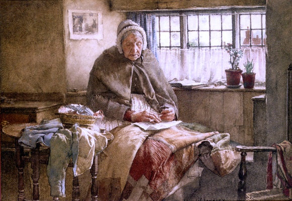  Walter Langley At Evening Time It Shall Be Light - Art Print