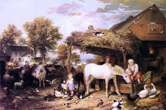  Jasper John Home on the Farm - Art Print