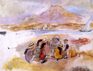  Jules Pascin At La Goulette - Art Print