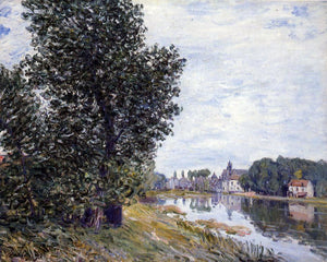  Alfred Sisley At Moret-Sur-Loing - Art Print