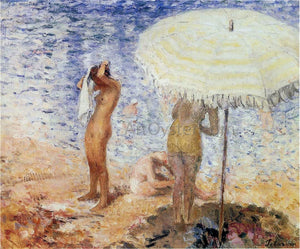  Henri Lebasque At the Beach - Art Print