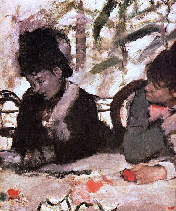  Edgar Degas At the Cafe - Art Print