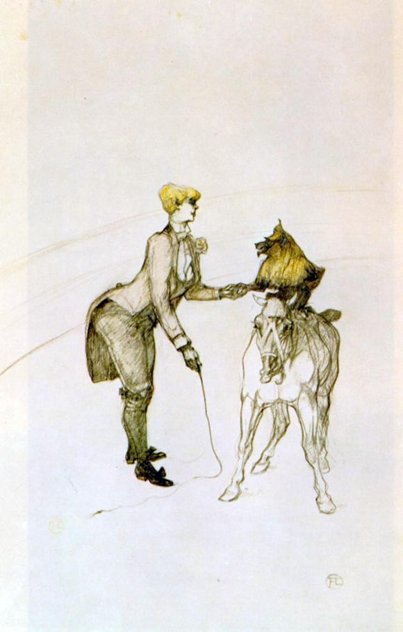  Henri De Toulouse-Lautrec The Circus: The Animal Trainer - Art Print