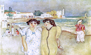  Jules Pascin At the Edge of a Lake in Tunisia - Art Print