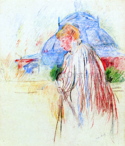  Berthe Morisot At the Exposition Palace - Art Print