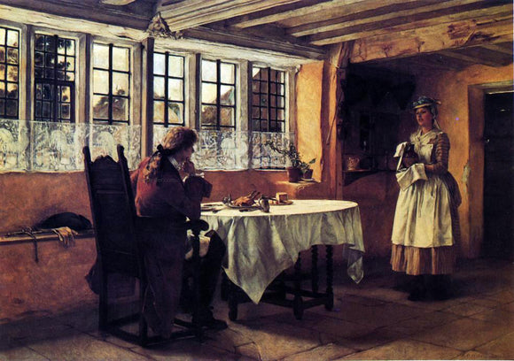  Francis David Millet At the Inn - Art Print