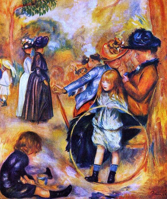  Pierre Auguste Renoir At the Luxembourg Gardens - Art Print