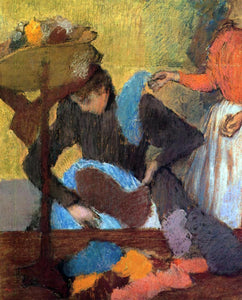  Edgar Degas At the Milliner's - Art Print