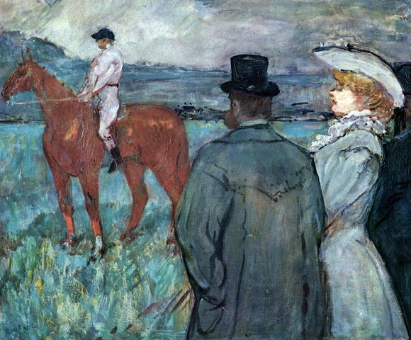  Henri De Toulouse-Lautrec At the Races - Art Print