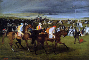  Edgar Degas At the Races: the Start - Art Print
