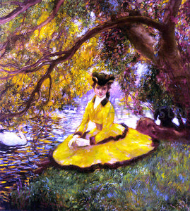  Gaston La Touche At the Riverbank - Art Print
