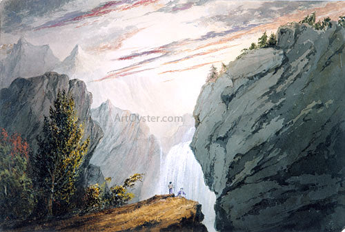  David Claypoole Johnston At the Waterfall - Art Print