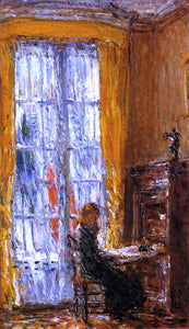 Frederick Childe Hassam At the Writing Desk - Art Print
