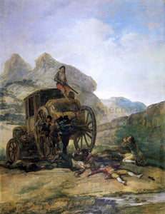  Francisco Jose de Goya Y Lucientes Attack on a Coach - Art Print