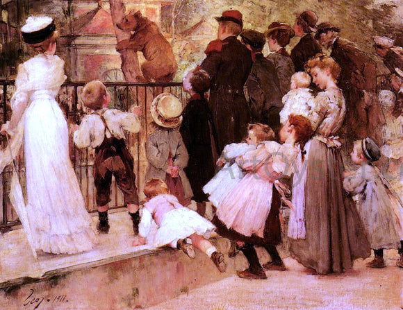  Henry Jean Geoffroy Au Jardin Des Plantes - Art Print