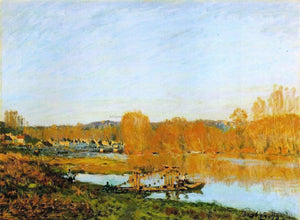  Alfred Sisley Autumn - Banks of the Seine near Bougival - Art Print