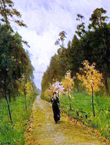  Isaac Ilich Levitan Autumn day, Sokolniki - Art Print