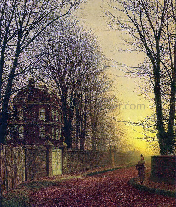  John Atkinson Grimshaw Autumn Gold - Art Print