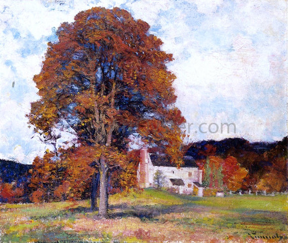  Robert Vonnoh Autumn Hillside & My Studio - Art Print