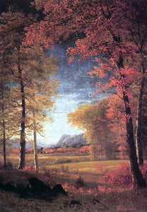  Albert Bierstadt Autumn in  America, Oneida County, New York - Art Print