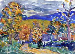  Maurice Prendergast Autumn in New England - Art Print