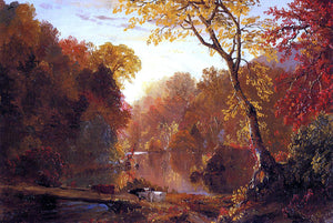 Frederic Edwin Church Autumn in North America - Art Print