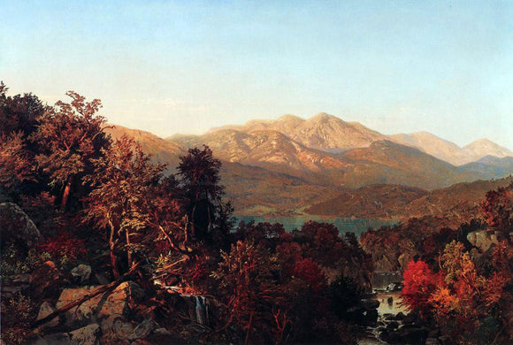  William Trost Richards Autumn in the Adirondacks - Art Print