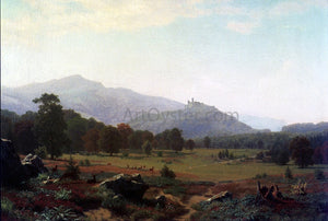  Albert Bierstadt Autumn in the Conway Meadows Looking towards Mount Washington, New Hampshire - Art Print