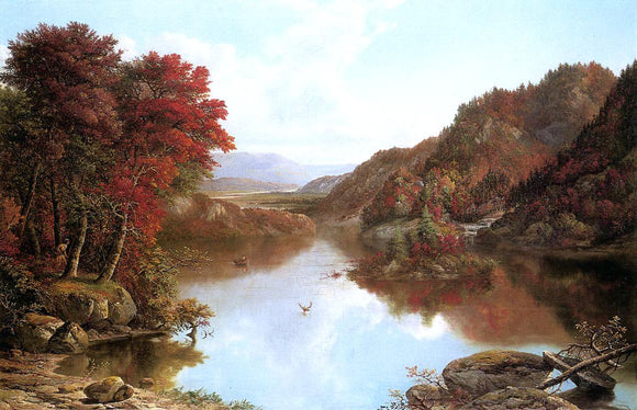  William Mason Brown Autumn Landscape - Art Print