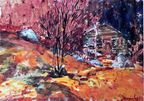  George Luks Autumn Landscape - Art Print