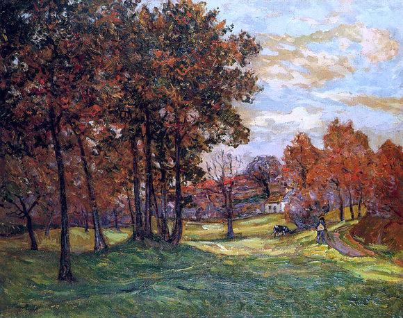  Maxime Maufra Autumn Landscape at Goulazon, Finistere - Art Print