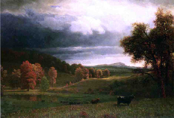  Albert Bierstadt Autumn Landscape: The Catskills - Art Print