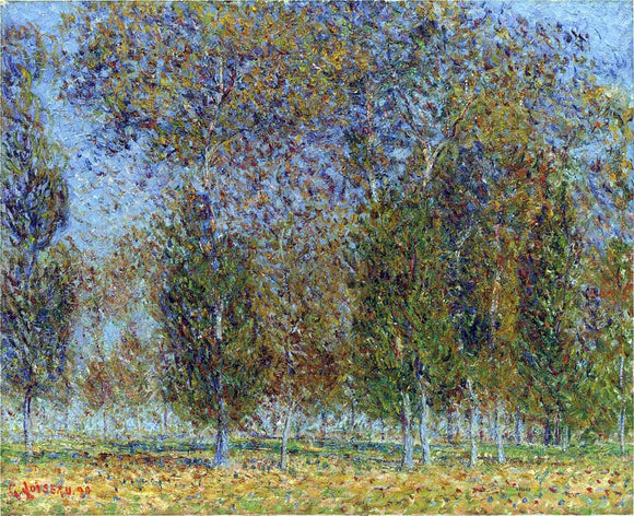 Gustave Loiseau Autumn near Saint Cyr du Vaudreuil - Art Print