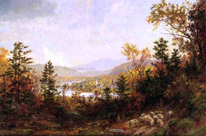  Jasper Francis Cropsey Autumn on the Hudson - Art Print