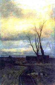  Isaac Ilich Levitan Autumn, Road in a Village - Art Print