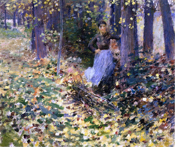  Theodore Robinson Autumn Sunlight - Art Print