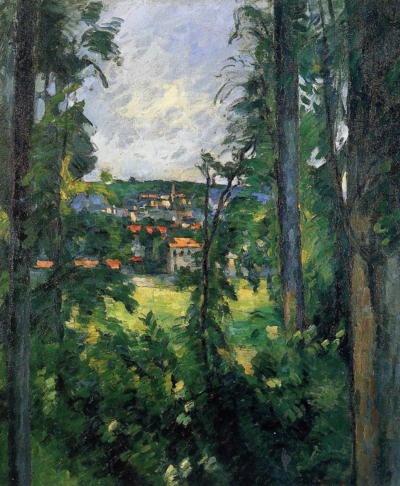  Paul Cezanne Auvers-sur-Oise, View from Nearby - Art Print